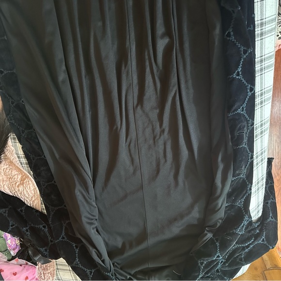 Just in Time Vintage Y2K Black Whimsical Fairy Gothic Grunge Woven Long Coat M - Picture 16 of 16